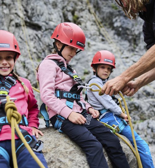 Klettergarten _ Bergschule Kleinwalsertal x Kleinwalsertal Tourismus Oliver Farys (c) Oliver Farys - Kleinwalsertal Tourismus eGen