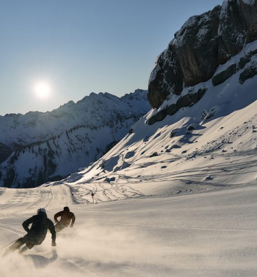 Skifahren im Skigebiet Ifen