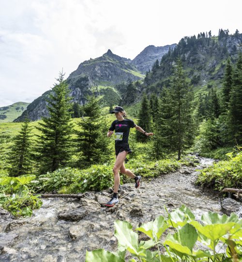 Trail Runner bei der Walser Trail Chanlenge